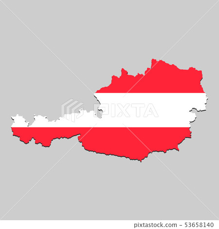 Map with national flag Map with national flag 53658140