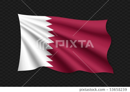 3D Waving Flag 53658239