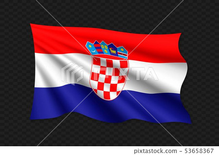 3D Waving Flag 3D Waving Flag 53658367