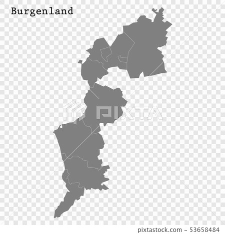 High Quality map is a state of Austria 53658484