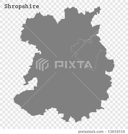 High Quality map is a county of England High Quality map is a county of England 53658558