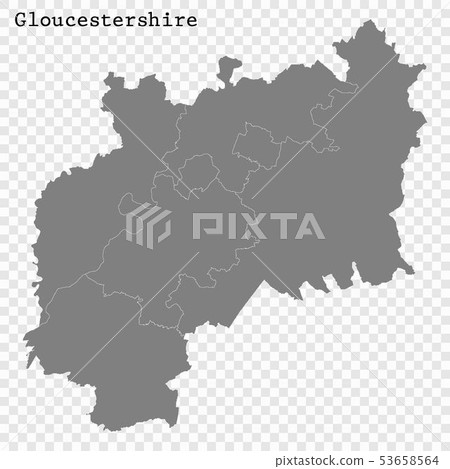 High Quality map is a county of England 53658564