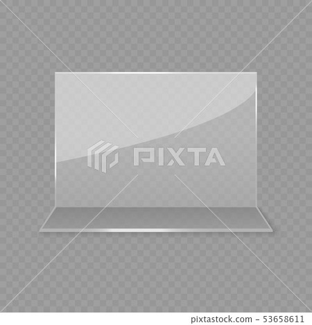 Acrylic glass table card display Acrylic glass table card display 53658611