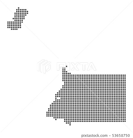 Map with dot Map with dot 53658750