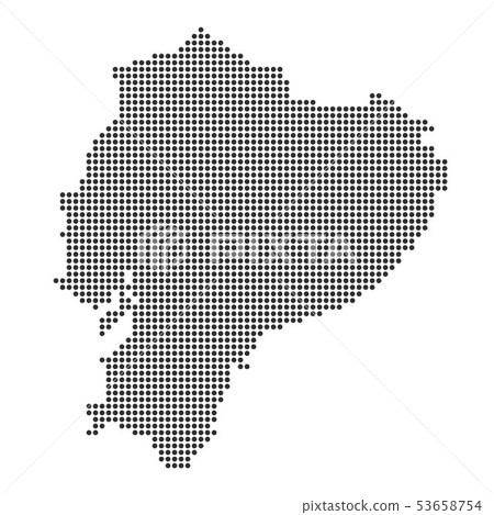 Map with dot  53658754