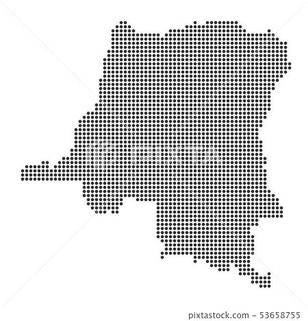 Map with dot Map with dot 53658755