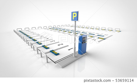 Parking lot angle 53659114