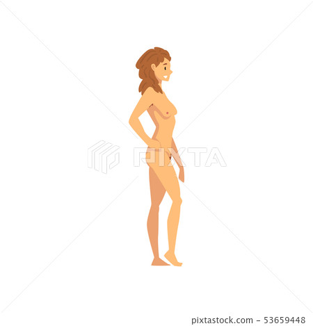 Modern Woman, Biology Human Evolution Stage, Evolutionary Process of Female Vector Illustration 53659448