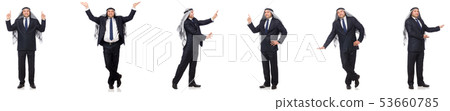 Arab businessman in suit isolated on white Arab businessman in suit isolated on white 53660785