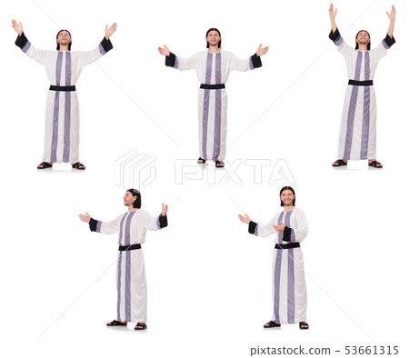 Male arab isolated on white background Male arab isolated on white background 53661315