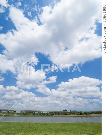 Arakawa riverbed in early summer 53661996