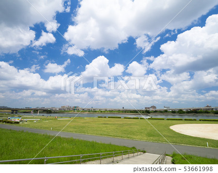 Arakawa riverbed in early summer 53661998
