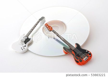 Guitar and bass and CD Guitar and bass and CD 53663221