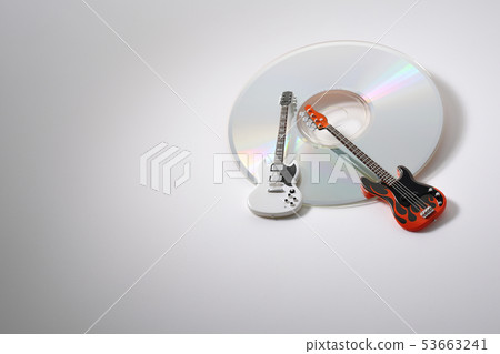 Guitar and bass and CD Guitar and bass and CD 53663241