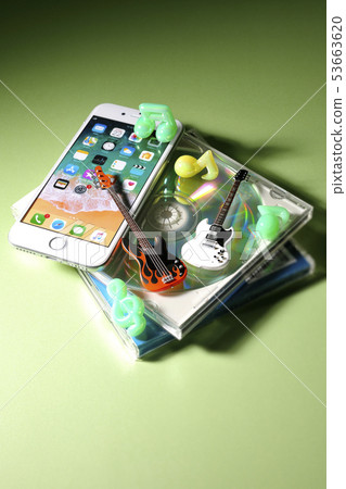 Listen to music on your smartphone 53663620