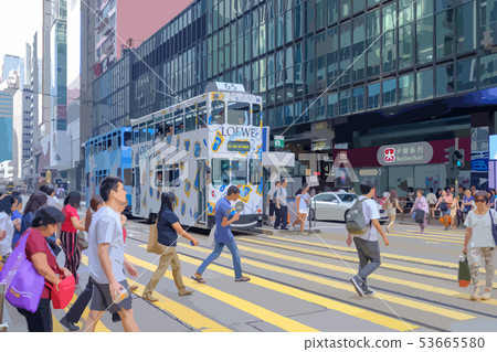 Hong Kong Tram 53665580