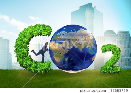 Ecological concept of greenhouse gas emissions Ecological concept of greenhouse gas emissions 53665759