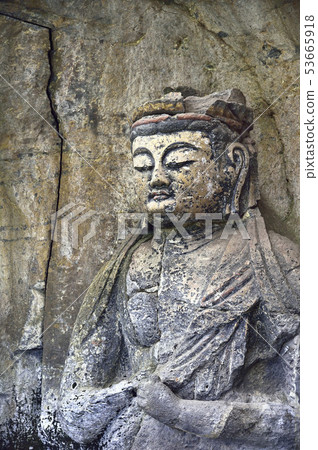 Usuki Shinkansen Buddha Buddhism Dainichi Daimyo statue 53665918