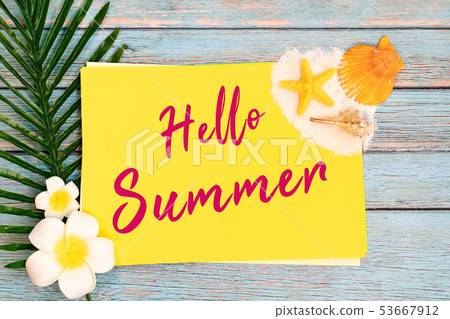 Beautiful summer holiday, Beach accessories Beautiful summer holiday, Beach accessories 53667912
