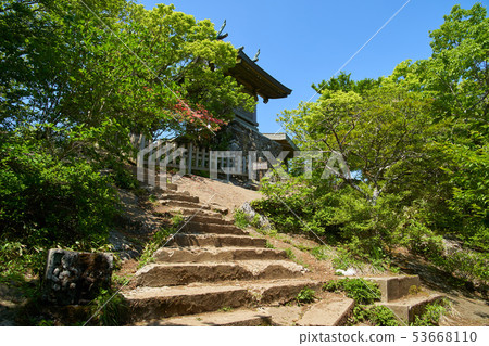 茨城山的筑波山和雄山本唐 53668110