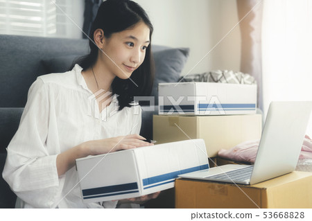 Online small business owner. Online small business owner. 53668828