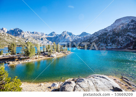 Lake in Sierra Nevada Lake in Sierra Nevada 53669209