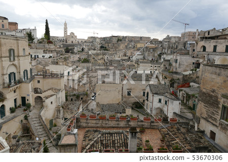 Landscape of Matera Italy 53670306