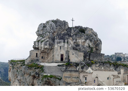 聖瑪麗亞德伊德里斯洞穴教會馬泰拉意大利 53670320