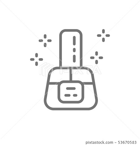 Nail polish, manicure base, nails gel line icon. 53670583