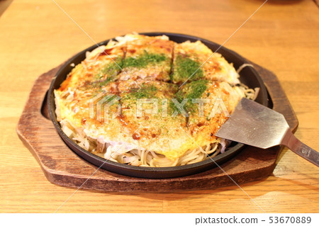 Hiroshima regional cuisine okonomiyaki Hiroshima regional cuisine okonomiyaki 53670889