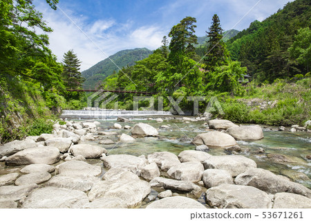 [Iida] Myokoto Park campground river play spot 53671261