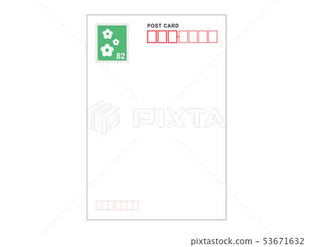 Postcard - Stock Illustration [53671632] - PIXTA