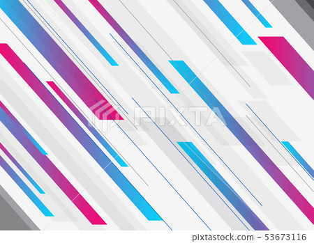 Abstract technology geometric blue and pink 53673116