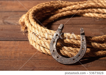 horseshoe and lasso 53673828