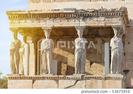 The Caryatids of the Erechtheion in Acropolis, 53673958