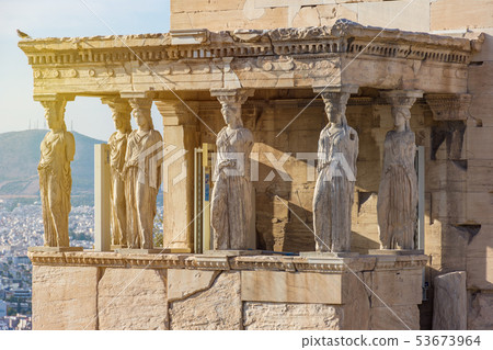 The Caryatids of the Erechtheion in Acropolis, 53673964