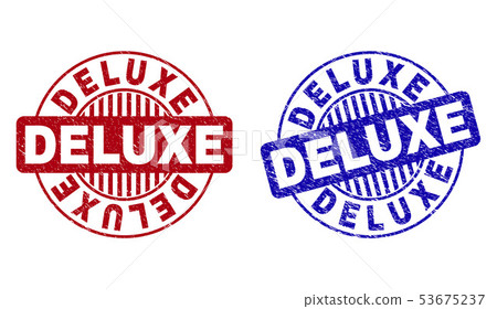 Grunge DELUXE Scratched Round Stamp Seals 53675237