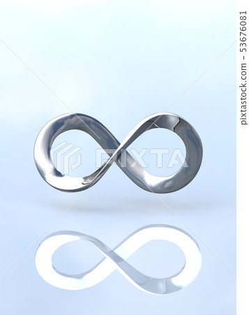 CG 3D png永遠地刪去了例證設計標誌mobius輪子無限圈 53676081