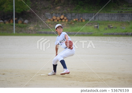 Boys Baseball Pitcher 53676539