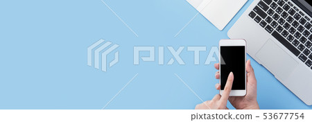 Female hand-held machine Smartphone electronic wallet with online payment mockup Female hand-held machine Smartphone electronic wallet with online payment mockup 53677754