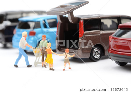 Cars and people 53678643