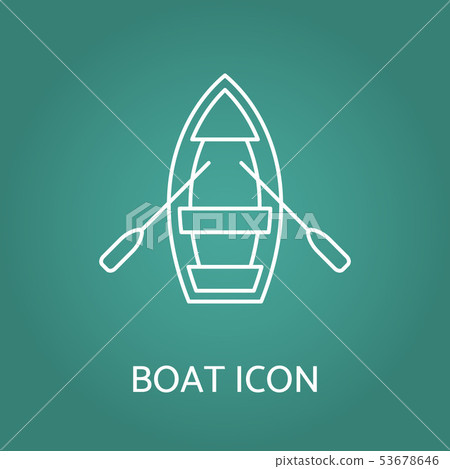 Boat icon. Vector illustration. Boat icon. Vector illustration. 53678646
