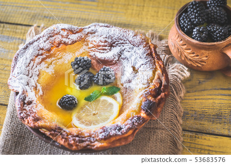 Dutch Baby pancake served Dutch Baby pancake served 53683576