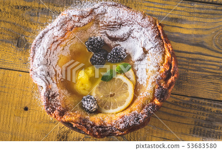 Dutch Baby pancake served Dutch Baby pancake served 53683580