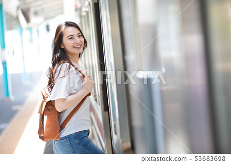 Train woman photography cooperation "Keio Electric Railway Co., Ltd." Train woman photography cooperation "Keio Electric Railway Co., Ltd." 53683698