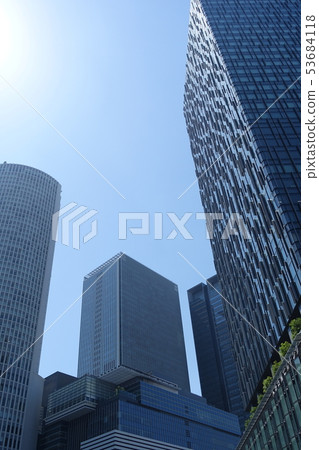 城市摩天大樓形象（名古屋市） 53684118