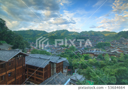 千戶苗寨,中國,貴州省 53684664