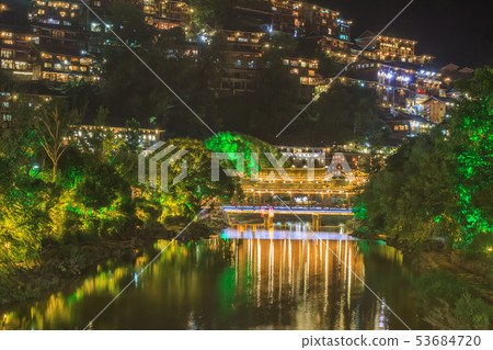 千戶苗寨,中國,貴州省 千戶苗寨,中國,貴州省 53684720