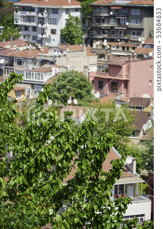 blurred background with city view and buildings blurred background with city view and buildings 53684833