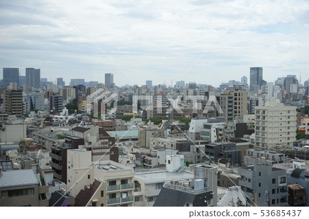 A distant view of the city (around Shinjuku Waseda Tsurumakicho) 53685437
